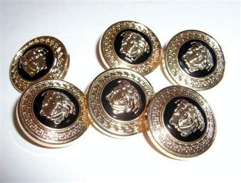 versace buttons for sale medusa|Versace Medusa Button .